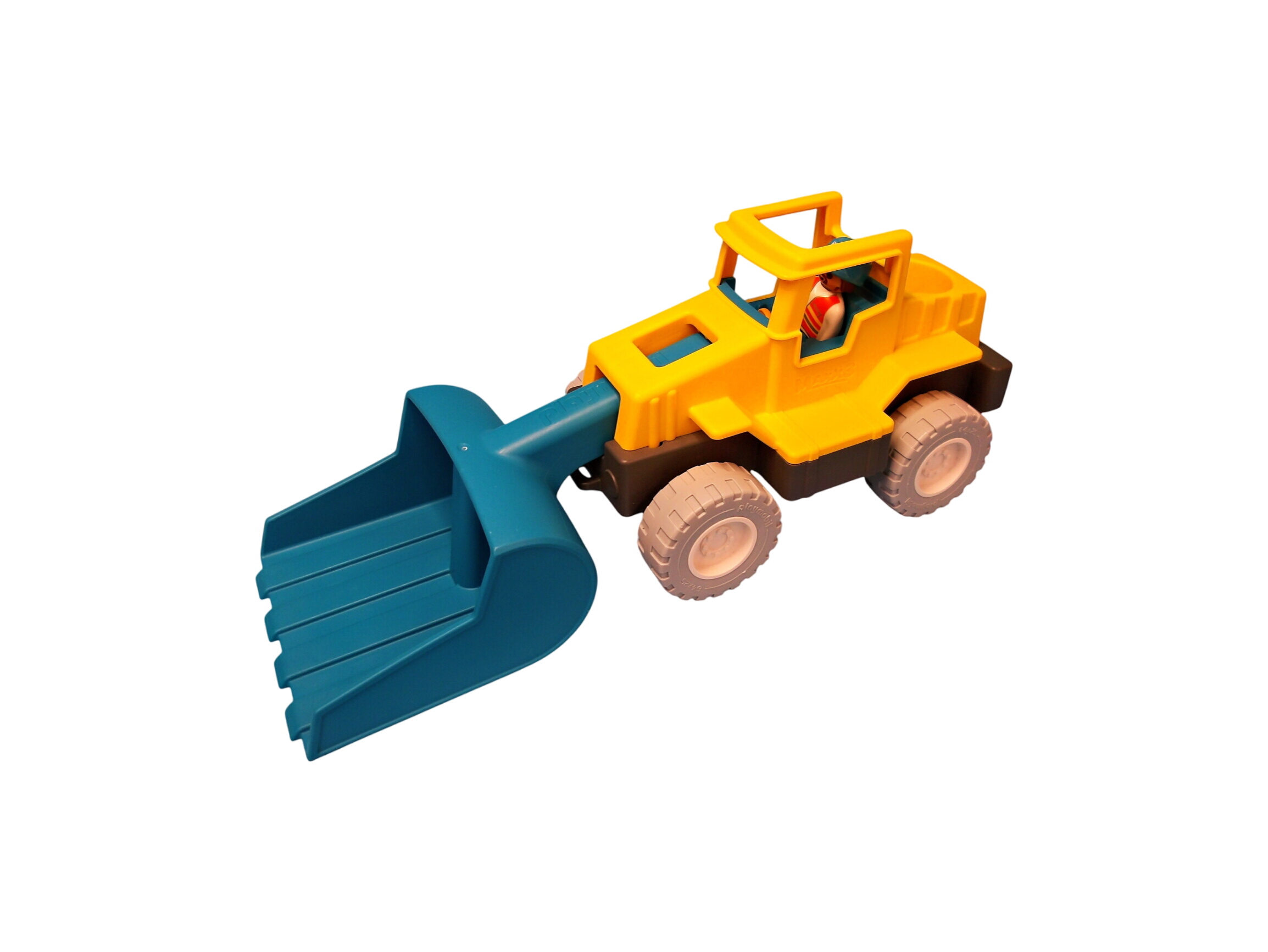 Playmobil 1.2.3 - Chargeur avec pelle - Set 9145 - Très bon état sur Label Emmaüs